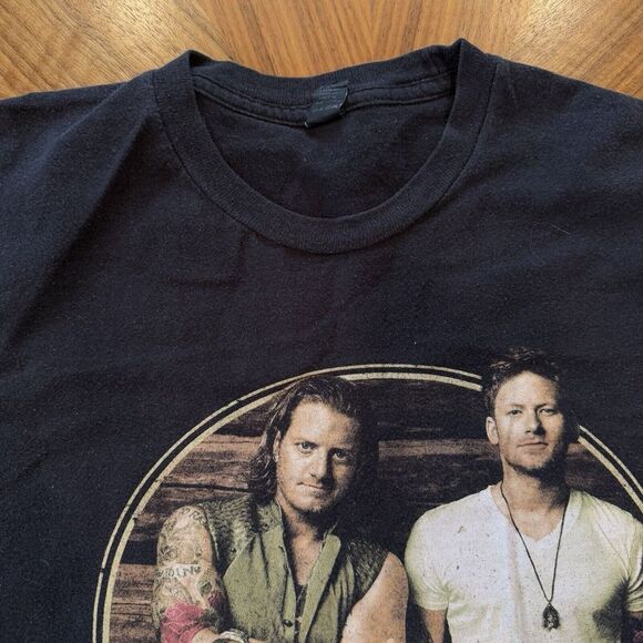 Florida Georgia Line 2014 Tour Concert Photo T-Shirt Short Sleeve Black Graphic - Picture 4 of 10